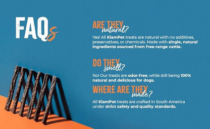 Collagen Sticks for Dogs – 6 Inch (15 Pack) Natural Single-Ingredient Beef Chews – Long-Lasting & Fully Digestible – Supports Dental & Joint Health