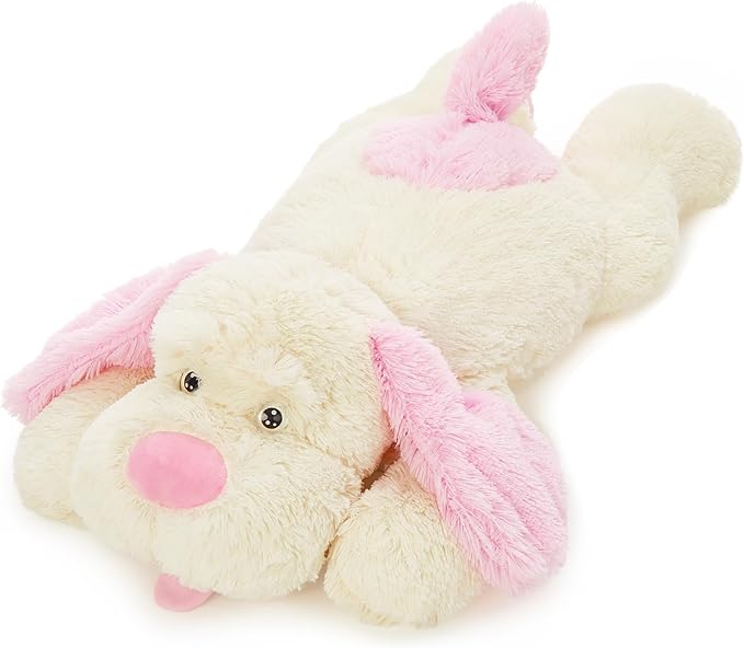 MaoGoLan Giant Stuffed Puppy Dog Big Plush Extra Large Stuffed Animals Soft Plush Dog Pillow for Girls Kids 31 inch