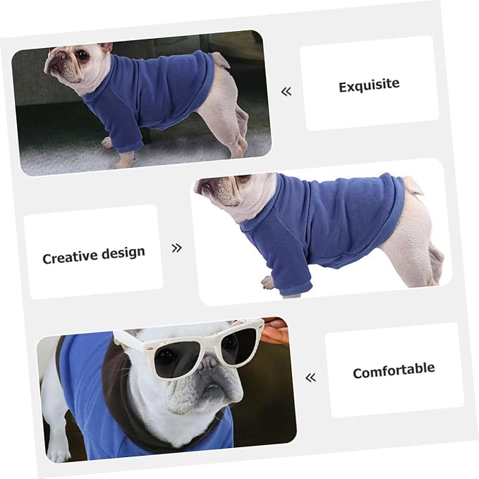 Angoily Warm Thickened Puppy Coat Winter Dog Sweatshirt Skin-Friendly Pet Clothes for Small to Medium Dogs XL