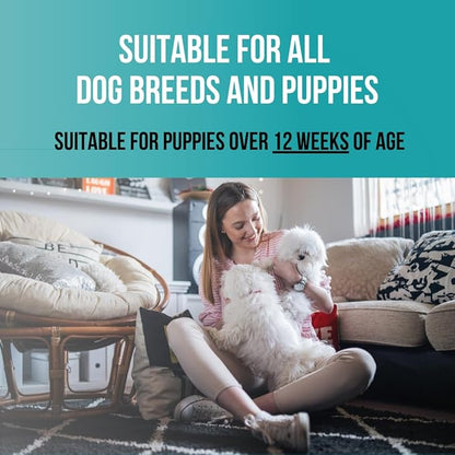 16 fl oz Tearless Puppy Shampoo and Conditioner - Anti Itch Dog Shampoo Sensitive Skin - Coconut Oil Oatmeal Pet Shampoo for Puppies, Made in The USA