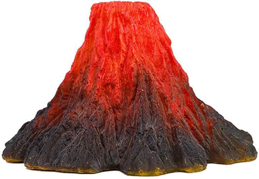 S-Lifeeling Tank Decoration Volcano Ornament Aquarium Decorations Volcanic Stone for Fish Tank (M)