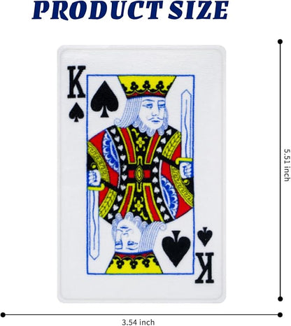 MAOOOOB 15PCS Funny Poker Dog Toys- Plush Interactive Toys with Crinkle Paper for Small, Medium Puppies- Fun Novelty Play- Cool Stuffed Gifts for Dog Birthday(Black)