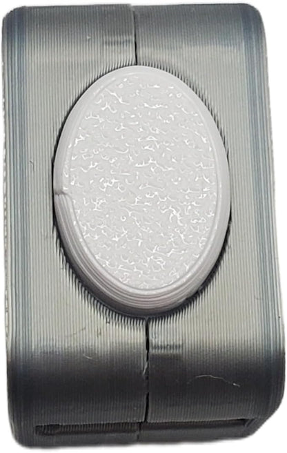 Flex Clicker Premium Hands-Free Training Ring | Dog Clicker for Training | Puppy Trainer | Pet Tool for Dogs, Cats, Horses & Birds | Multiple Colors Available (Silver)