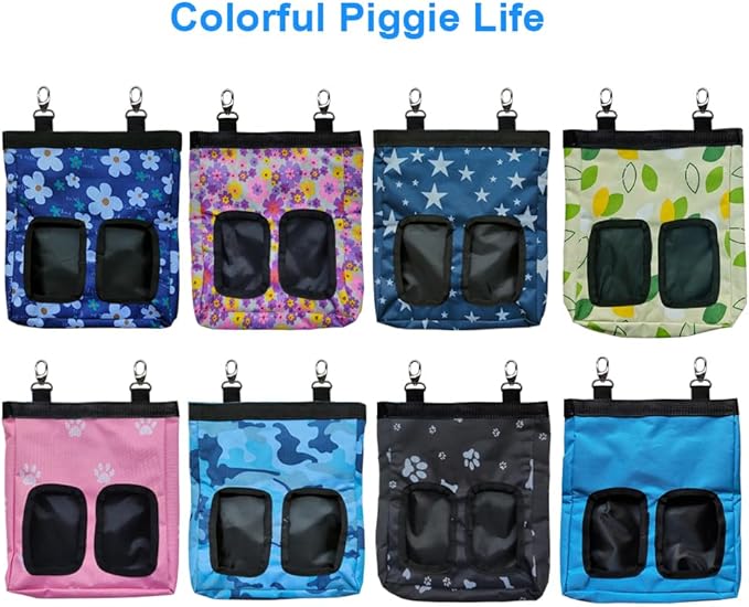 Hanging Hay Feeder Bag for Guinea Pigs, Bunnies, Chinchillas. Stars