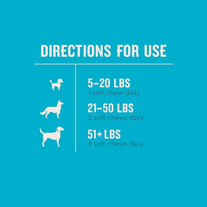 VetIQ Advanced Hip & Joint Chews For Dogs, 60 Count, Chicken Flavored Supplements Made with Glucosamine, Omega 3’s, Chondroitin, MSM & Green Lipped Mussel, Increases Mobility & Maintains Muscles