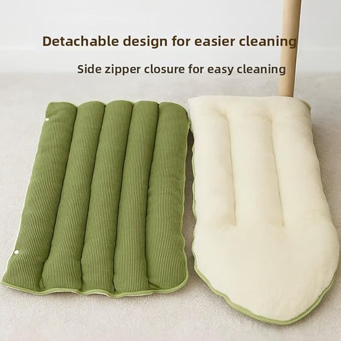 Winter Cave,Warmth Cozy Comfort Plush Pet Cave,Cute Cozy Safe Hideaway Cat Bed with Removable Cushion,Warm Soft Removable Washable for Cats and Dogs (Beige, M：17.71 * 11.81 * 7.48 in)