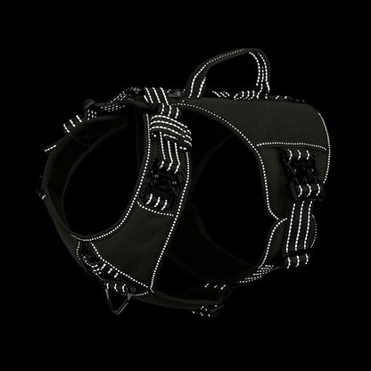 ICEFANG GN8 Tactical Dog Harness with 4X Metal Buckles for Medium Sized Dogs,Reflective in Training Walking K9 Dog Vest,No-Pull Front Leash Clip,Adjustable Pet Harness (Green, Medium (Pack of 1))