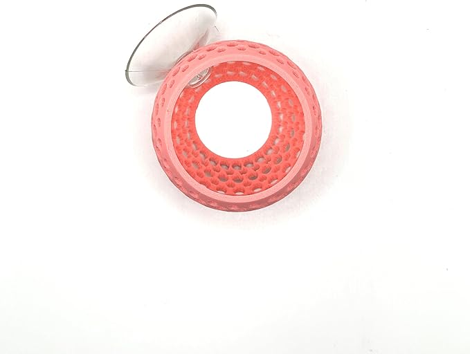 CTWPets Betta Bulb Hide | Betta Rest Fish Tank Ornament | Aquarium Cave with Suction Cup for Small Fish Tank, Betta Habitat, Shrimp Hideout, Aquatic Decor (Bubblegum Pink)