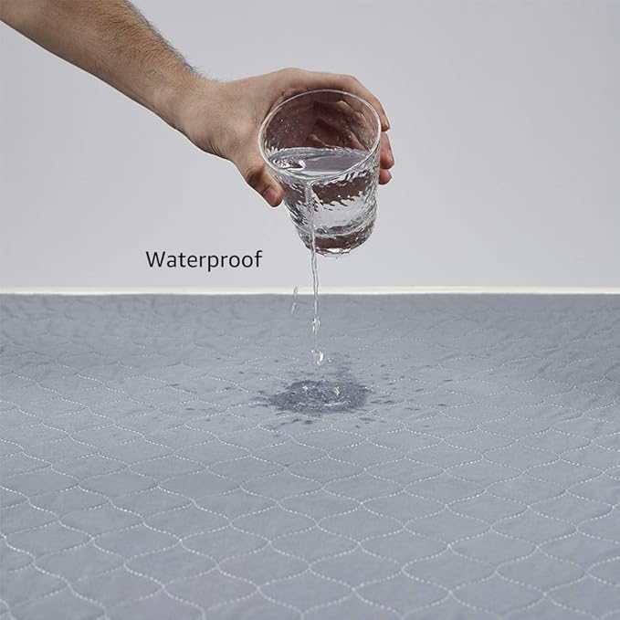 unipaws Waterproof Dog Training Pads for Dog Crate, Playpen, Non-Slip and Washable Pee Mats for Dogs, Floor Protector for Travel, Whelping, Housebreaking and Incontinence, Extra Large 61" x 48"