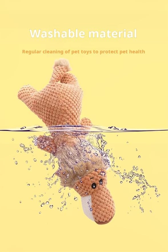 Soft Chew Toy for Dog Cute Durable Dog Toy Stuffed Animal Dog Plush Toy Puppy Pet Mutt Toy Plush Dog Chew Toy Suitable for Large, Medium and Small Dogs Green The Wolf