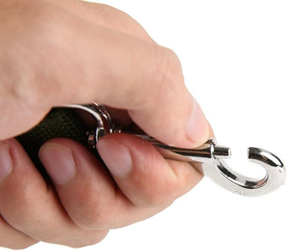 Nylon Dog Training Leash, Traction Rope, 4Ft /5 Foot /6 Feet Long, 5/8 inch 3/4 Inch 1 Inch Wide, for Small and Medium Dogs (5/8'' x 6 FT, Green)