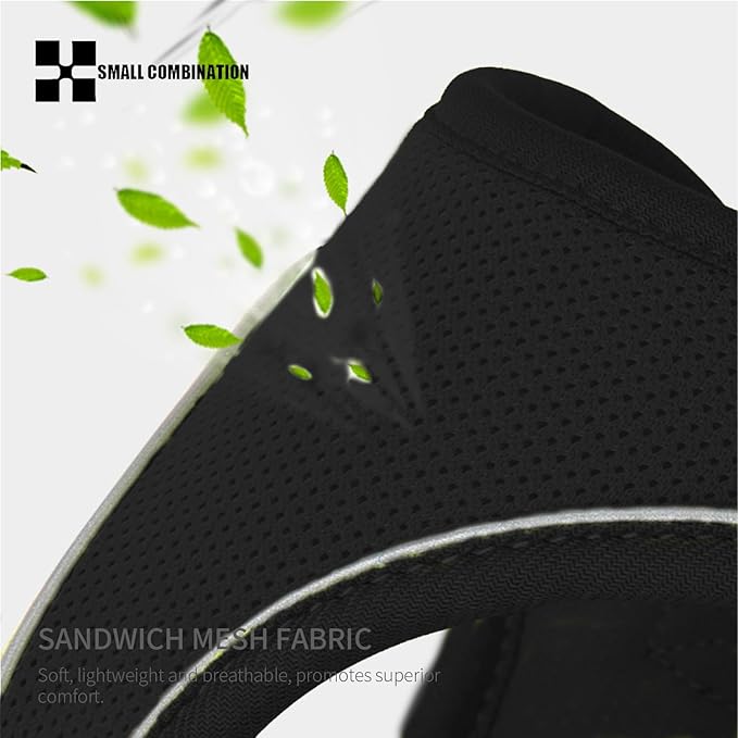 Adjustable Dog Harness with Leash, Reflective Mesh, No-Pull Design，Matching Lead Rope (Black, XXS)