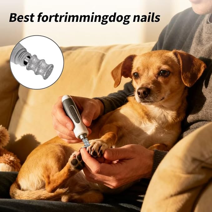 Dog Nail polishing Machine Drill bit, Automatic Nail Grinder, Dog Nail Grinding Tool Accessories, pet Nail polishing Machine Accessories, 1/10 inch Small and Medium-Sized Dog Nail Clippers