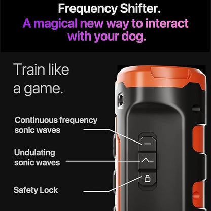 2025 NEW Upgraded Dog Bark Deterrent Devices Long Range Ultrasonic Rechargeable Anti-Barking Device Correct Your Dog's Bad Behavior Better Than Shock Collars or Dog Training Collars With Free Clicker