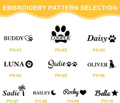 Personalized Dog Fleece Vest, Custom Embroidered Name Warm Winter Dog Clothes for Puppy Small Medium Large Dogs, 2025 for Pet Lovers Dogs Mom