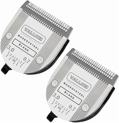 2 Pack Detachable Adjustable Pet Dog Grooming Clipper 5-in-1 Blade Compatible with WAHL Professional Animal Blade Arco, Bravura, Chromado, Creativa, Figura, and Motion Pet, Dog, and Horse Clippers