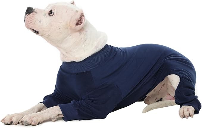 Large Dog Pajamas Winter Fleece Sweaters Soft Onesie for Dogs Boy Great Dane Thick Warm Pet Jumpsuit Pjs Fall Cold Weather Warm Jammies for Sleeping, Walking