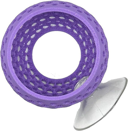 CTWPets Betta Bulb Hide | Betta Rest Fish Tank Ornament | Aquarium Cave with Suction Cup for Small Fish Tank, Betta Habitat, Shrimp Hideout, Aquatic Decor (Lavender Bliss)