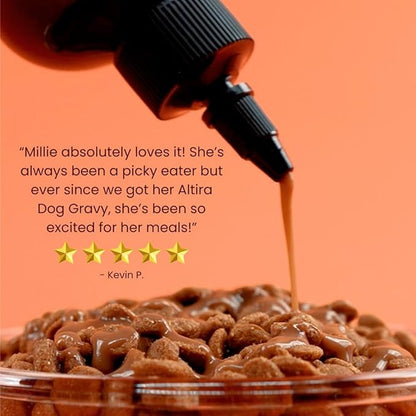 Everyday Dog Gravy Beef - Premium Wet Dog Food Gravy Toppers for Dry Food – Tasty & Nutritious with Essential Vitamins and Supplements – Hip and Joint Supplement