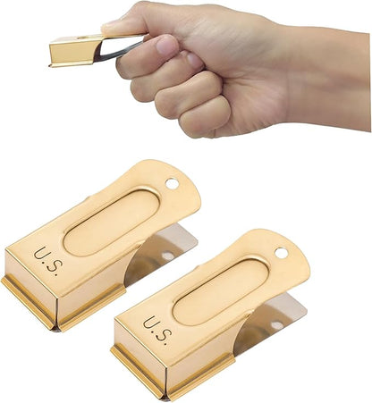 Lord of Battles U.S. D-Day Paratrooper Brass Cricket Clicker – Historical Reenactment Signal Device – Military Replica with Authentic Click Sound (2)