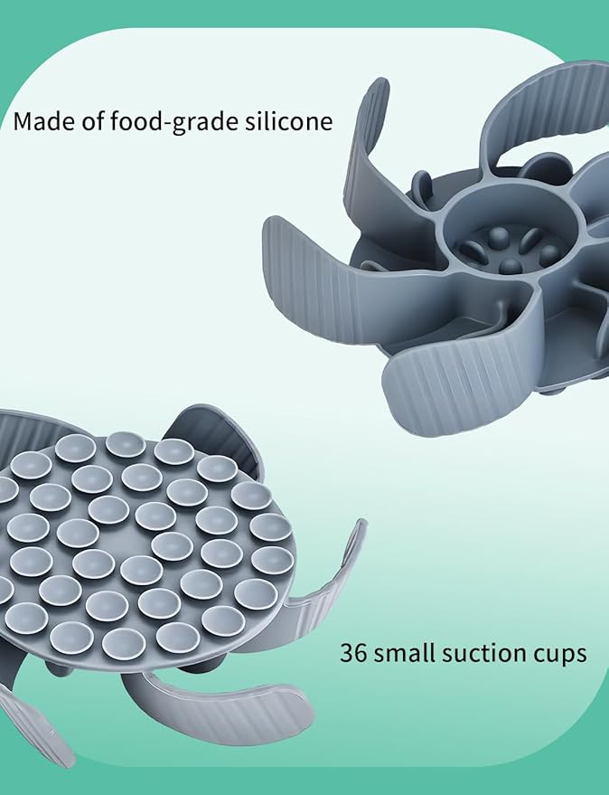 Slow Feeder Dog Bowls,6cups Large Capacity,Set of 2,Including Two Bowls and one Slow Feeder Insert,Suitable for Large and Medium-Sized Dogs