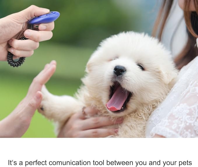 Diyife Clicker Training for Dogs, [4 Pcs, Multi-Color] Dog Clicker for Training, Clicker Dog Training with Wrist Strap, Clicker for Pets, Dog Clicker Perfect for Dog Cat Horse Behavioral Training