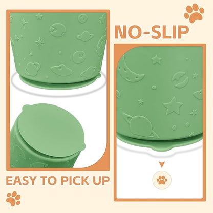 Dog Lick Bowl,Anxiety Relief Non-Slip Silicone Treat Bowl,Durable Anti-Choking Long-Lasting Enrichment Slow Feeder Licking Mat for Medium Large Breed,Freezable BPA Free Silicone Dishwasher Safe