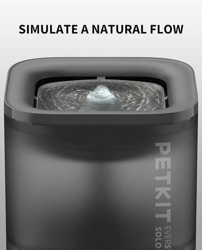 PETKIT New Cat Water Fountain with Wireless Pump, Ultra Quiet 65oz/1.85L Pet Water Fountain for Cats and Dogs Inside, Detachable Design Easy to Clean and Assemble, Filters Included