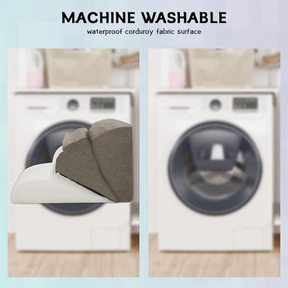 Dog Steps for Small Dogs, 3-Step Pet Ramp Stairs for High Beds and Sofa, Non-Slip Pet Stairs for Small Dogs and Cats, Removable and Easy to Clean Cover, Light Brown