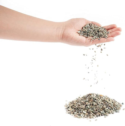 LANDEN Thoreau Aquarium Sand for Aquarium Landscape 2L(7lbs), Fish Tank Gravel, Pea Gravel for Landscaping, Coarse Sand for Plants, Aquarium Granite Sand, Fish Tank Decorative Sand, 2-3mm