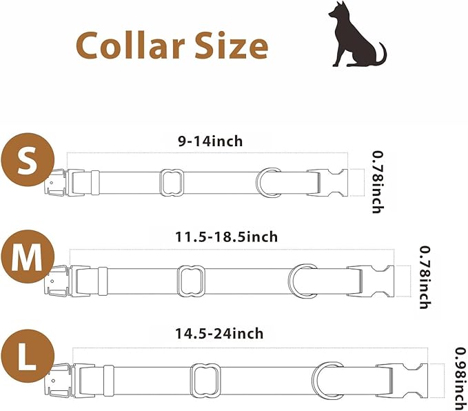 Silicone Dog Collar and Leash Set, Waterproof & Odor-Proof Puppy Collar for Small Dogs, Soft Flexible Leather-Look Dog Collars, Durable Thick Adjustable Pet Collar (Green, Small (9-14" Neck))