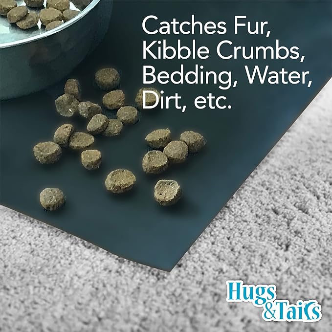 Under Pet Cage Mat for Bird Cages, Reptile Aquariums, Dog Kennels, Water-Resistant Pad for Hard Floors and Surfaces, 46 Inches x 96 Inches, Clear