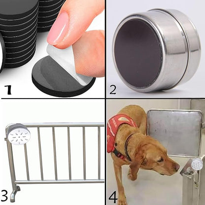 CHENGXINWENHUA Dog skent Work tins 6 Pack，Dog Scent Training Box，Dogs Nose Work containers (1, 4 Jars+6 Magnetic Box)