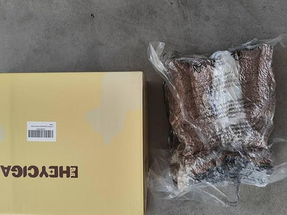 EHEYCIGA Curved Dog Stairs Ramp for High Beds 19.7" H, 4-Step Dog Steps for Small Dogs and Cats, Pet Stairs for High Bed Climbing, Non-Slip Balanced Pet Step Indoor, Brown