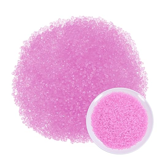 10000-Pack Glow in The Dark Rocks, 0.2" Resin Outdoor Garden Decorations Luminous Rhombus Stones for Garden Plants/Aquarium/Backyard Path, Aquarium Gravel [Purple]