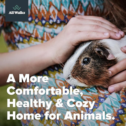 All Walks 70 Liter Hemp Bedding for Chicken Coops, Horses, Ponies, Llama, Emu, Ducks, and Turkeys - 100% Natural, Superior Odor Control, Biodegradable Pet Bedding, Dust-Free - Made in USA