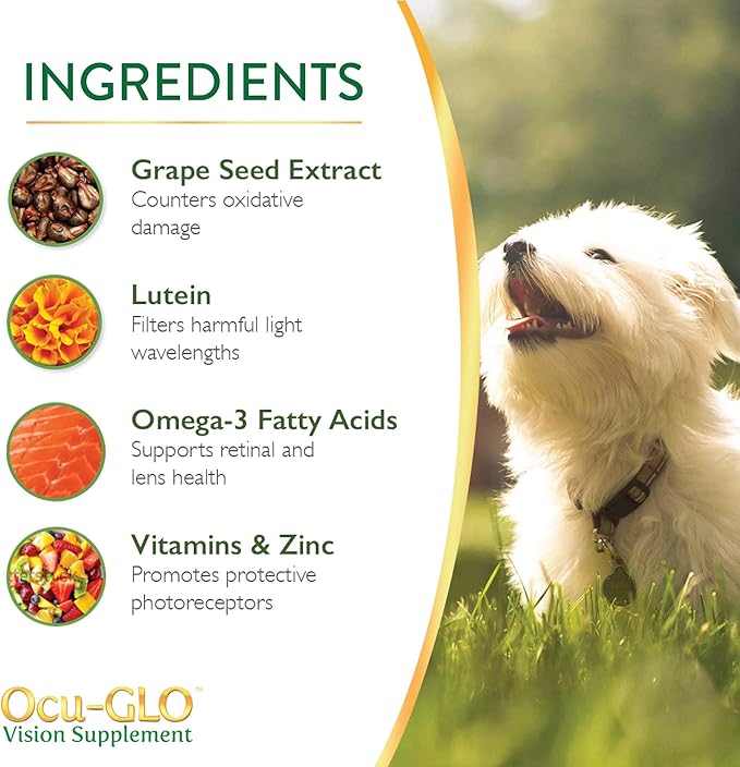 Ocu-GLO Vision Supplement for Medium to Large Dogs (45ct)