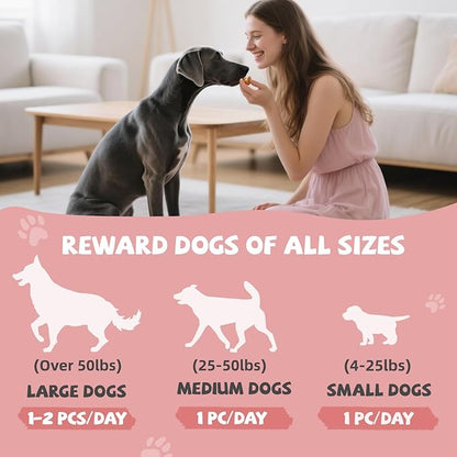 Triple Flavored Dog Treats Chicken, Duck & Beef Twists, Healthy Low Fat Dog Jerky Chews, High Protein Training Treats Snacks for Small Medium Large Breed, 10.6 oz