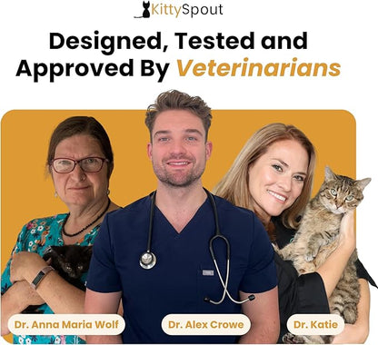 Stainless Steel Cat Water Fountain Automatic Drinking Fountain, Quiet Circulating Water Bowl, Dishwasher Safe, Indoor Pet Fountain for Hydrated Healthy Cats (Stainless Steel, 4L Corded)