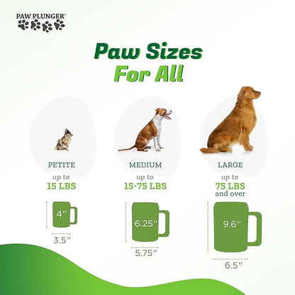 – Dog Paw Cleaner - Puppy Essentials - Portable Dirty Paw Washer - Ideal for Large Dogs - Black