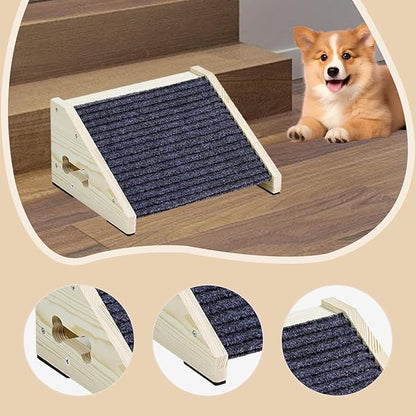 Pet Dog Stair Ladder Dog Step Professional Versatile Easy Assembly Ornament for Older Cats Cars Kitten Bed Sofa