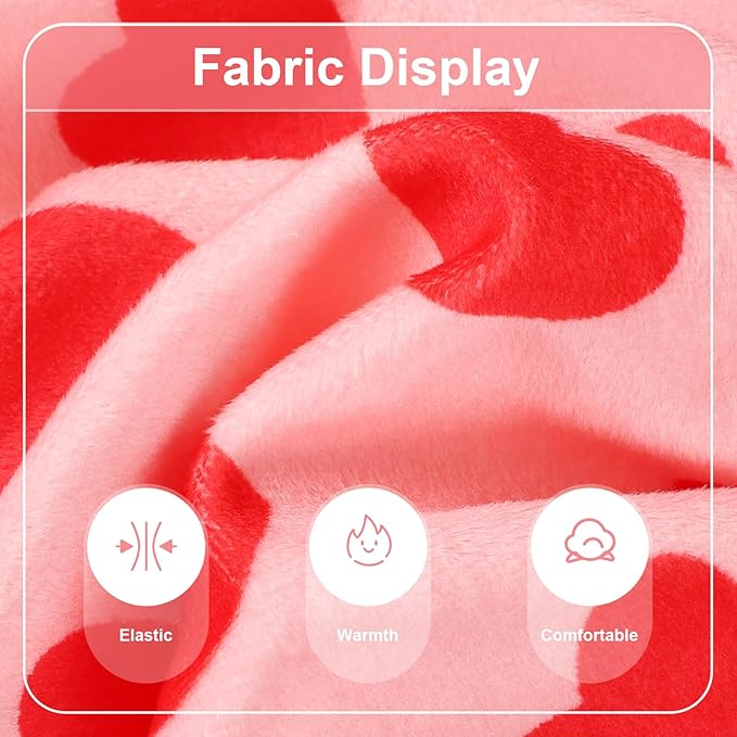 Dog Pajamas for Small Dogs Girl Boy Super Soft Puppy Clothes Fleece Puppy Pjs Jammies 4 Leg for Chihuahua Yorkie Winter Spring Onesies Jumpsuit Clothing Cute Pet Outfits Pink Love Heart, XXS