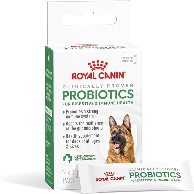 Royal Canin Probiotics for Dogs Digestive and Immune Health Powder Supplement for Dogs of All Ages, 7 Count