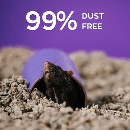Carefresh Natural Paper Small Pet Bedding, Dust-Free | Odor Control | 30 L | Pack of 2 | 99% Dust-Free