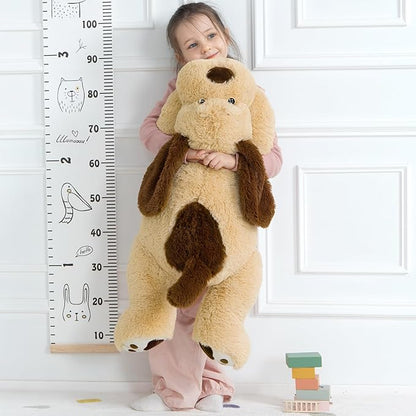 MaoGoLan Giant Dog Plush,31" Large Stuffed Animal Dog, Fluffy and Cuddly Stuffed Puppy Stuffed Animal Throw Pillow Toy Birthday for Girls Kids