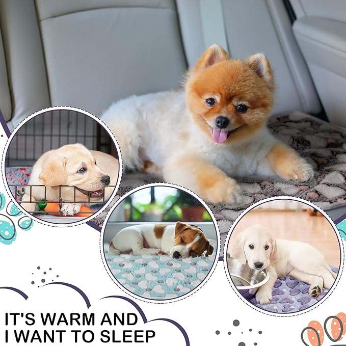 Reginary 4 Pcs Waterproof Guinea Pig Blankets Washable Small Animal Fleece Bedding Guinea Pig Cage Liners Reusable Training Pads Pet Pee Pad Sleep Mat for Hamster(Heart Pattern,12 x 12 Inch)