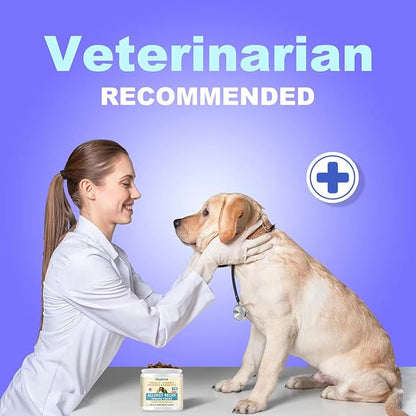 Dog Allergy Relief Chews, Itch Relief, Probiotics for Dogs, Omega-3 Fish Oil, Seasonal Allergy and Itchy Skin Treatment, Immune Support Supplement (120 Chews, Chicken)