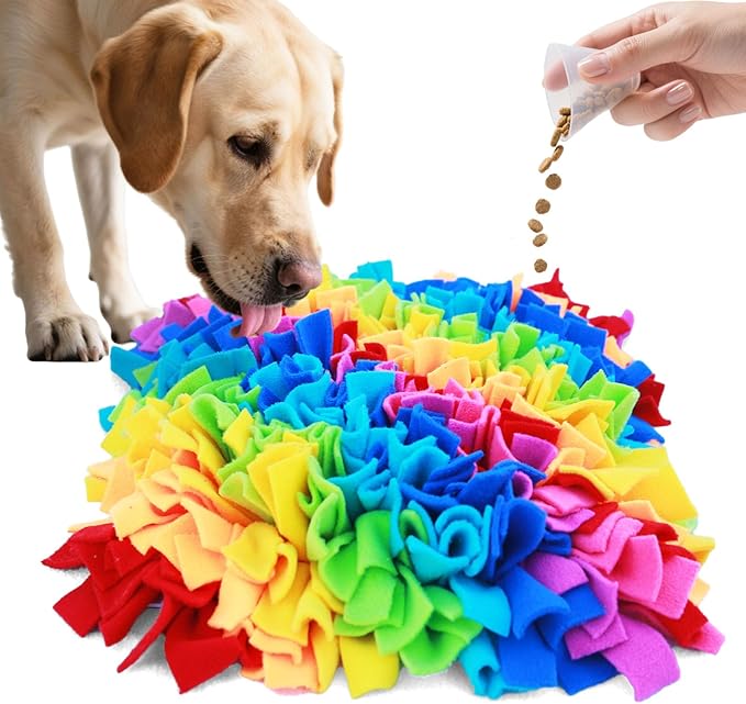 Ablechien Snuffle Mat for Dogs - Dog Feeding Mat, Nosework Training Mats for Foraging Instinct, Enrichment Toys for Small/Medium/Large Dogs