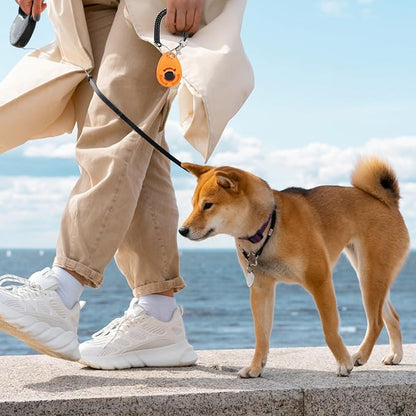 24 Pcs Dog Training Clicker Pet Training Click with Wrist Strap Cat Click Bird Clicker Puppy Train Supplies for Dogs Cats Horses Birds Behavioral Train Accessories