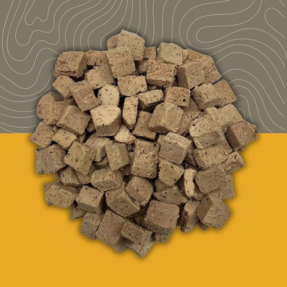 MONTANA DOG FOOD CO. Freeze-Dried Raw Chicken Recipe Dog Food – Grain-Free, High-Protein Meal or Topper, Made in USA with USA Ingredients -16 oz Bag